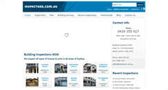 Desktop Screenshot of inspectors.com.au
